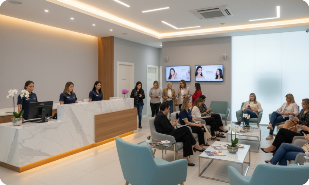 Natal na Estética - Clínica Lotada