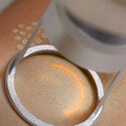 Aplicação laser de co2